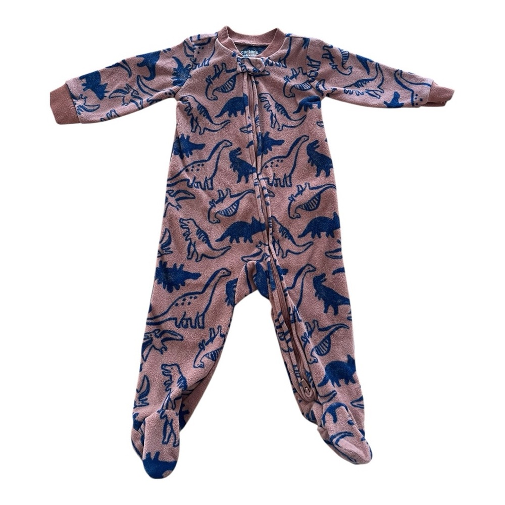 ❤️ 5 for $15 Bundle: Carter’s Dino Fleece Pajamas – 6–9M